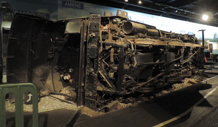Wrecked engine