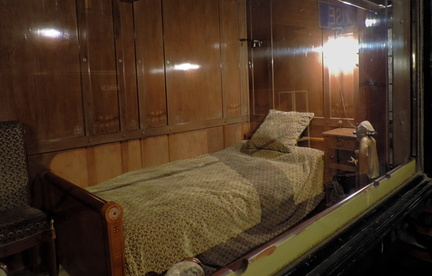 Inside the coach