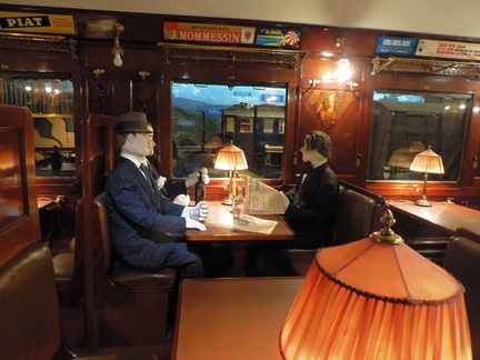 Inside the coach