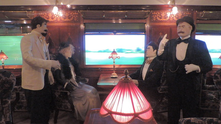 Inside the coach