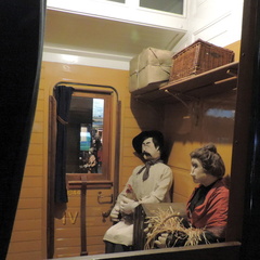 Inside the coach
