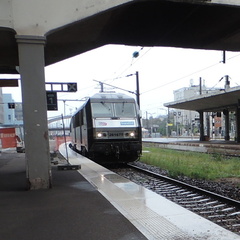 Train arriving