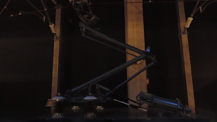Lowering pantograph