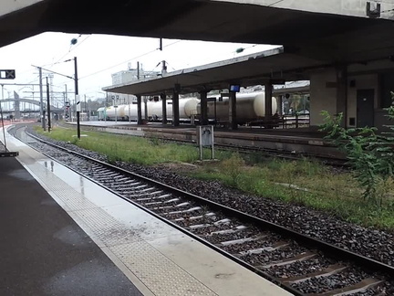 Train arriving