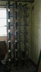 Old equipment rack