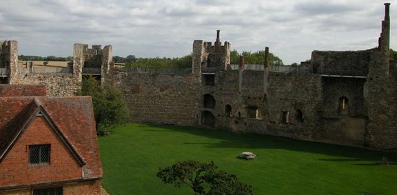 Across the castle