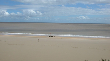 Out to sea