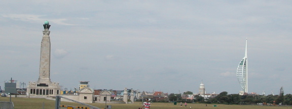 Memorial and Spinnaker tower
