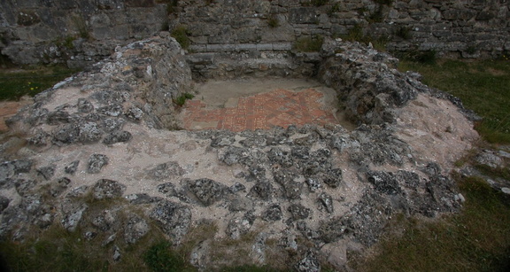 Room with surviving floor