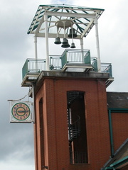 Tower on a shopping centre