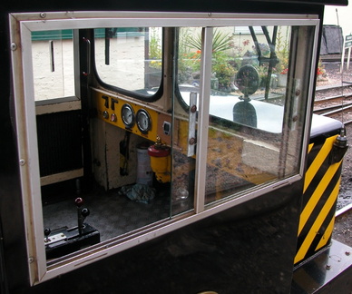Inside the cab