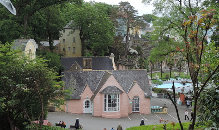 Over the village