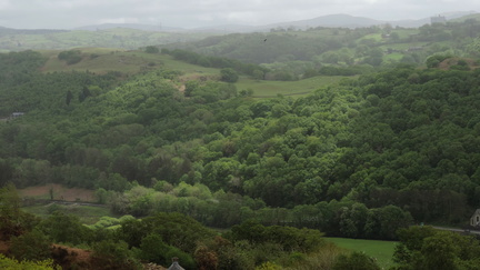 Across the valley