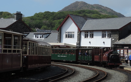 Train in station