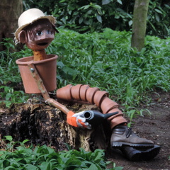 Flower pot man