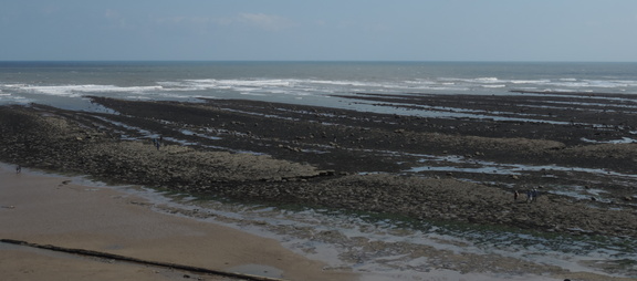 Over the beach