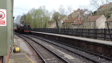 Train arriving
