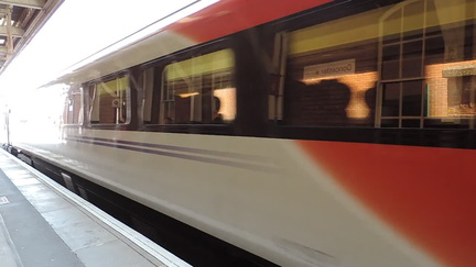 My train arriving