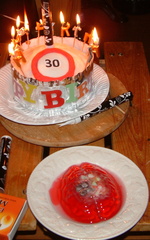 Cake and jelly