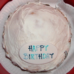 Top of cake