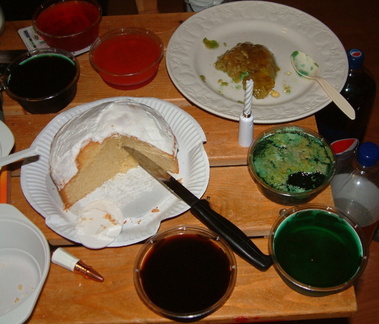 Jelly and cake
