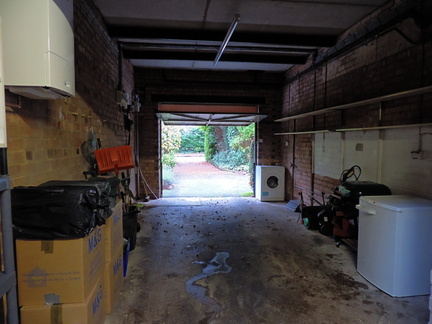 View from the garage