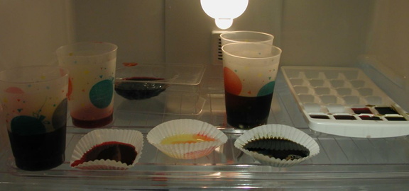 Preparing the jellies
