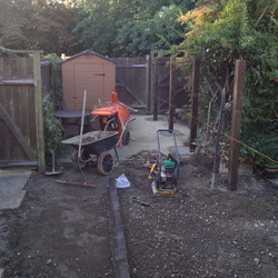 Garden upheaval, Summer 2014