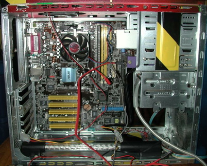 Inside the case
