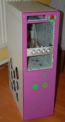 Green and violet paint