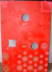Copper, pink and red