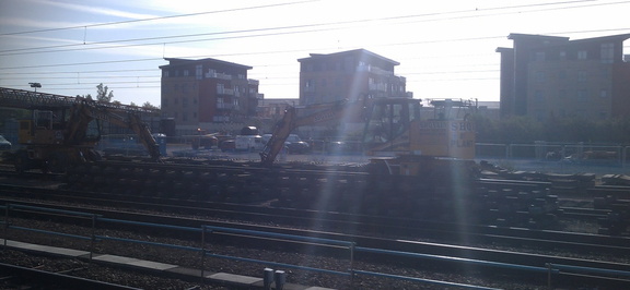 Track piled up