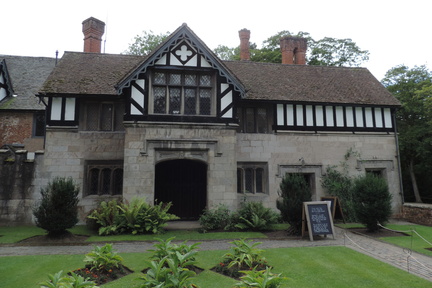Across the courtyard