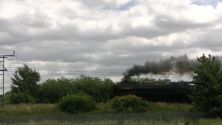 Train passing