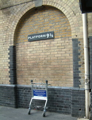 Harry Potter platform at King's Cross