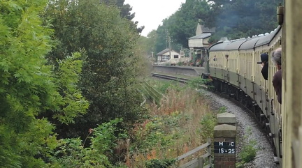 Approaching the station