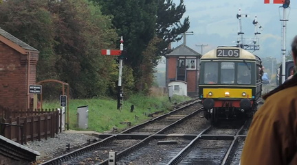 DMU arriving