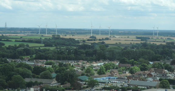 Across the town