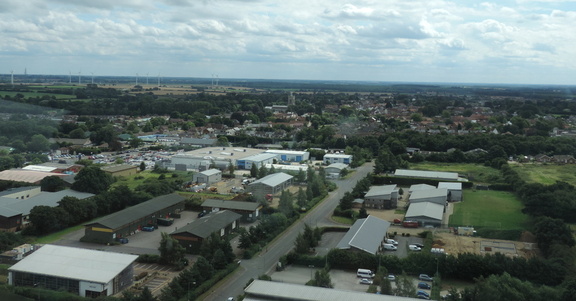 Across the town