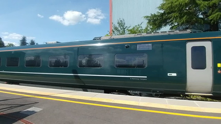 Train leaving