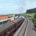 Train leaving