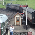 Train leaving