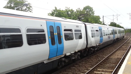Train leaving