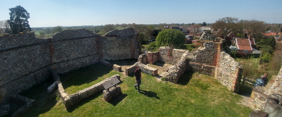 Across the castle