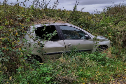 Abandoned car