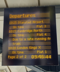 On time?