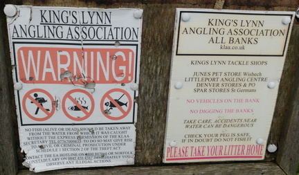 No running with fish!