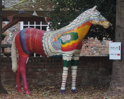 Colourful horse