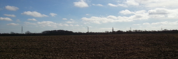 Plane and pylons