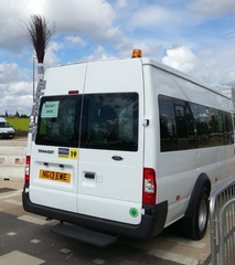 Van with Broom